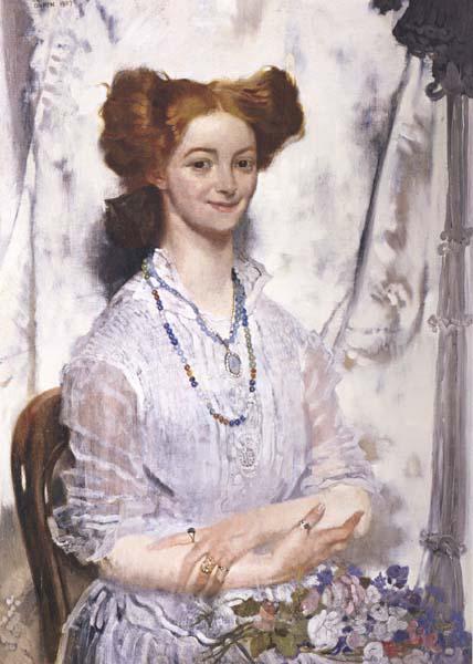 Sir William Orpen Young Ireland Grace Gifford oil painting image
